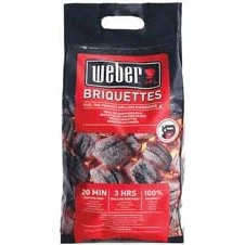 Weber Grillbriketter 4 kg (100% naturlige)