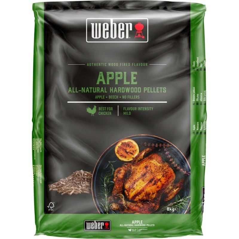 Weber Træpiller Æbletræ 8 kg