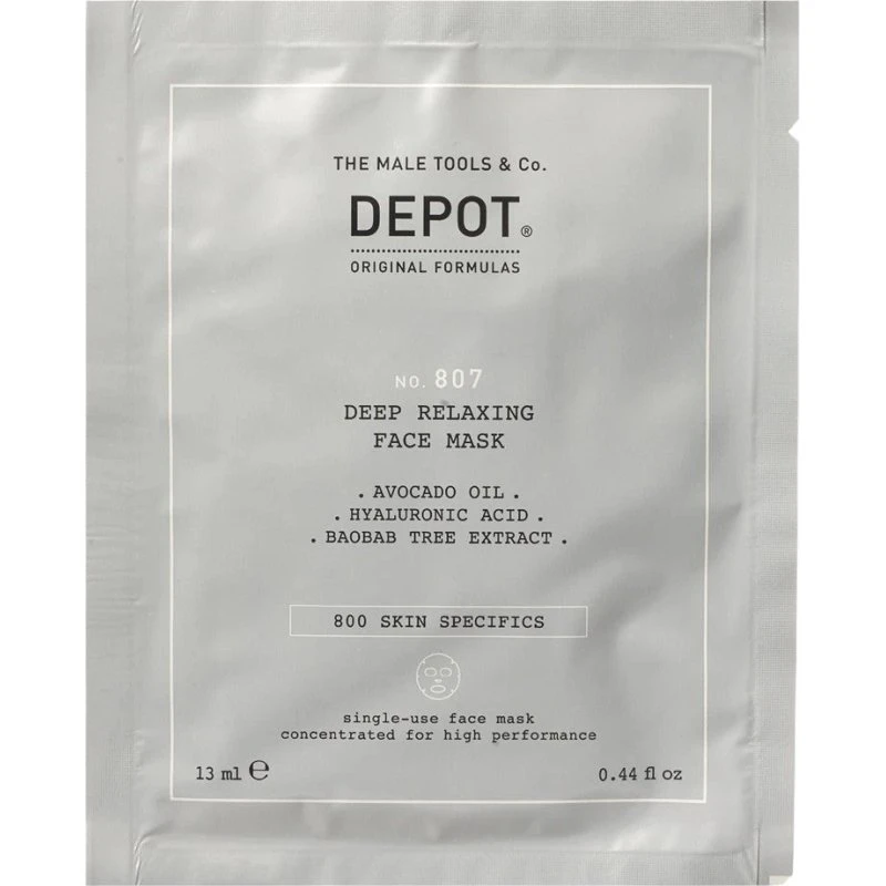 Depot 800 Hudspecifik nr. 807 Hyaluronsyre Sheet Mask 13ml