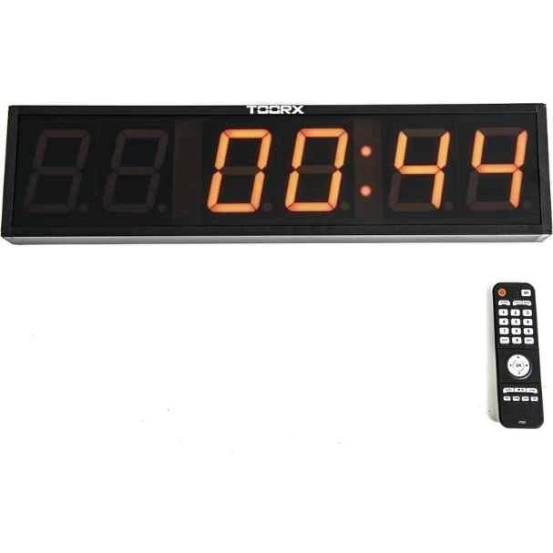 Toorx LED Timer 6-cifret 64x16x5 cm med fjernbetjening