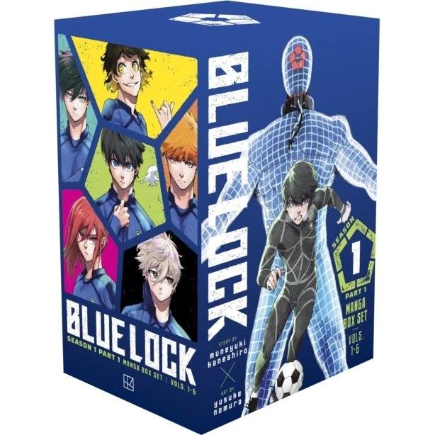 Blue Lock Season 1 Part 1 Manga Box Set (Vol. 1-6)