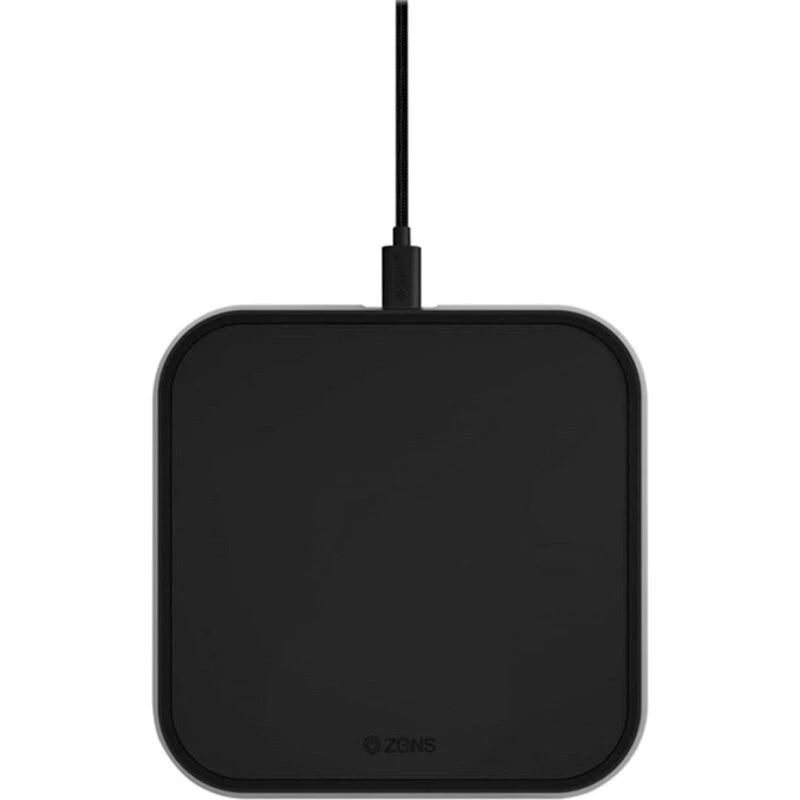 Zens Single Aluminium 10W trådløs oplader – sort