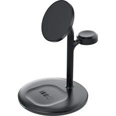 Green Cell MagScape 3-i-1 MagSafe trådløs ladestander - Sort