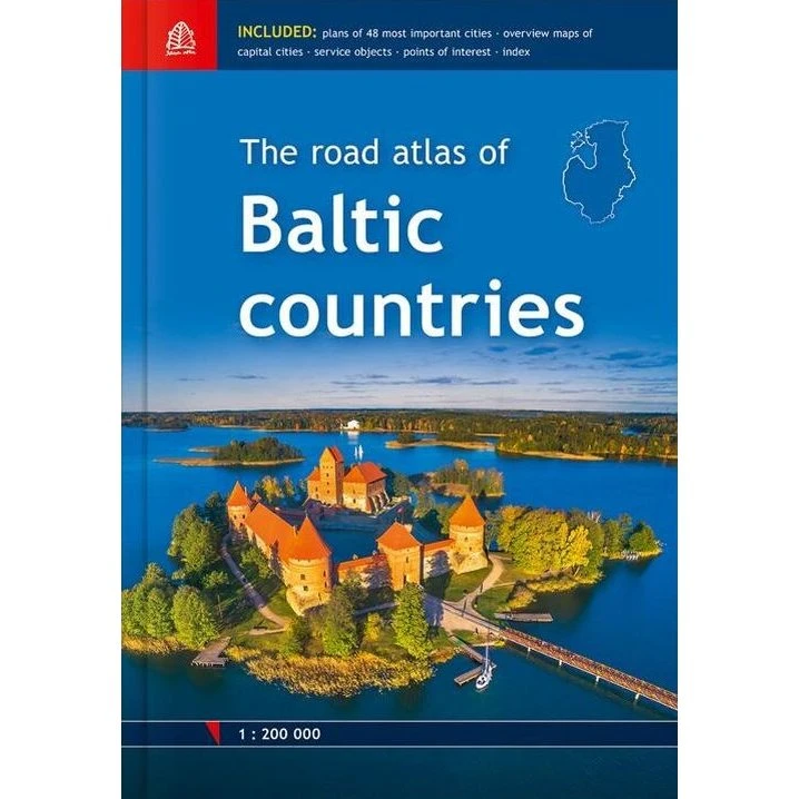 The Road Atlas Of Baltic Countries - Jana Seta (Engelsk)