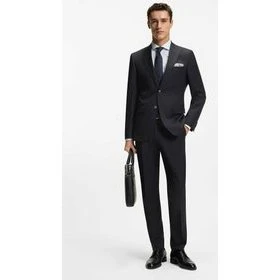 BOSS Jeckson Pk261 bukser – mørkeblå, 100% uld