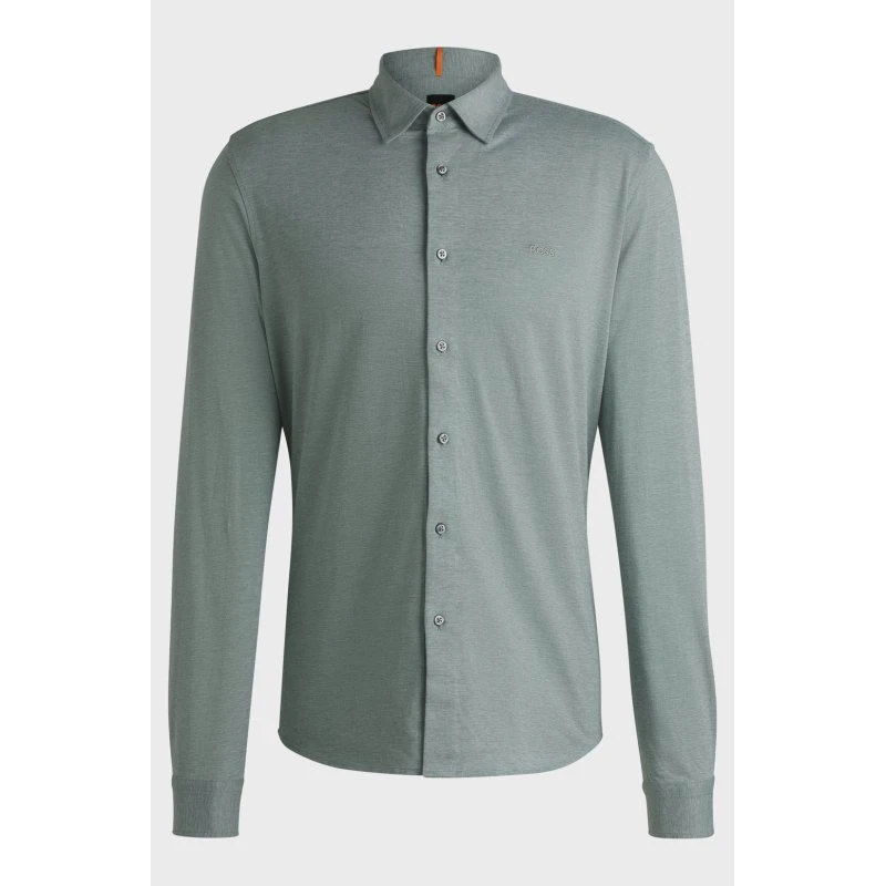 BOSS Mysoft jersey skjorte 50519748 grøn