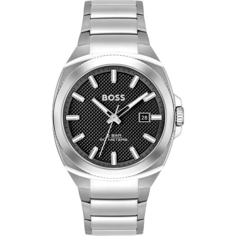 BOSS Walker 1514136 herreur, stål, sort skive