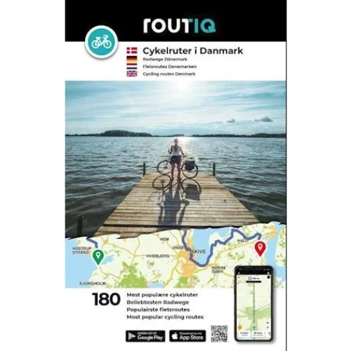 Routiq Cykelruter i Danmark: 180 mest populære cykelruter