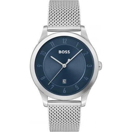 Hugo Boss herreur 1513985 Purity – blå skive, Ø 50 mm