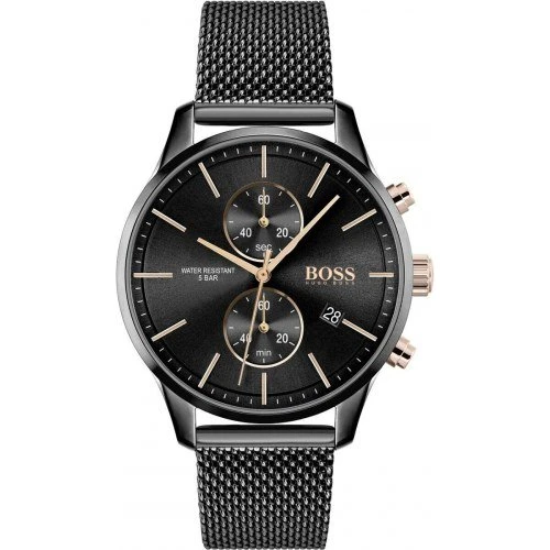 Hugo Boss 1513811 herreur Ø42 mm, sort