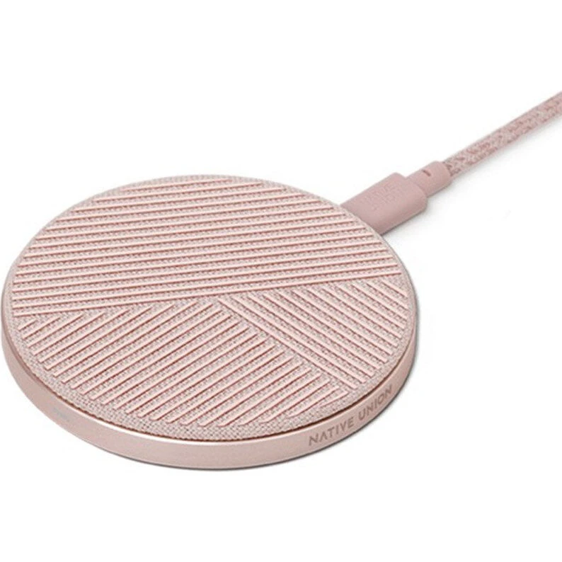 Native Union Drop 10W Trådløs Oplader – Lyserød