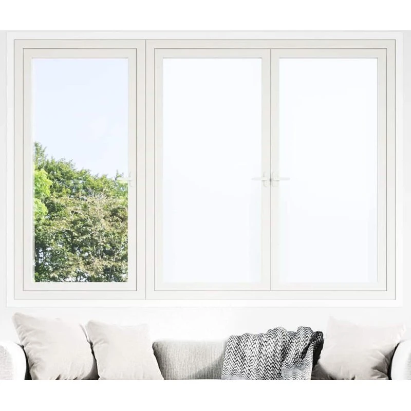 vidaXL Statisk Vinduesfilm Frostet Hvid 45 x 1000 cm PVC