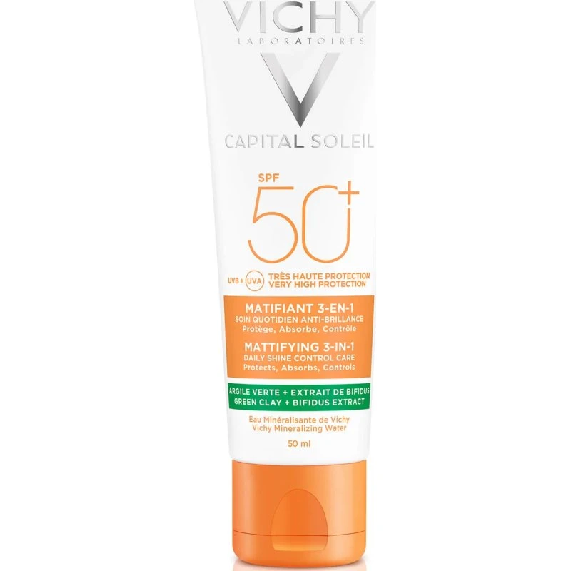 Vichy Capital Soleil Mattifying 3-i-1 SPF50+ 50 ml