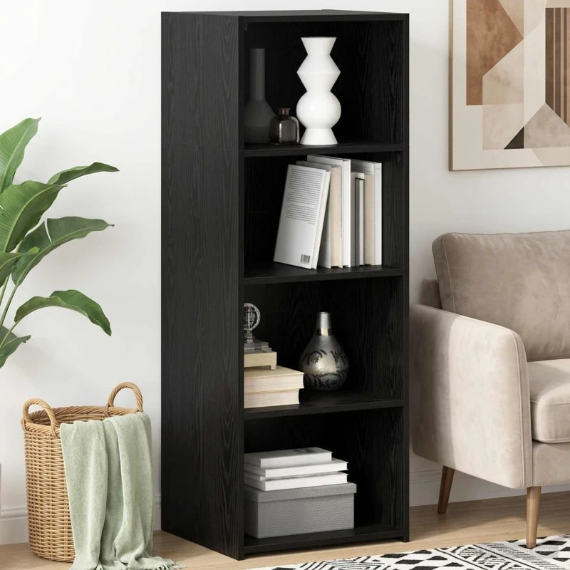 vidaXL Highboard Sort Eg 45 x 41 x 124 cm