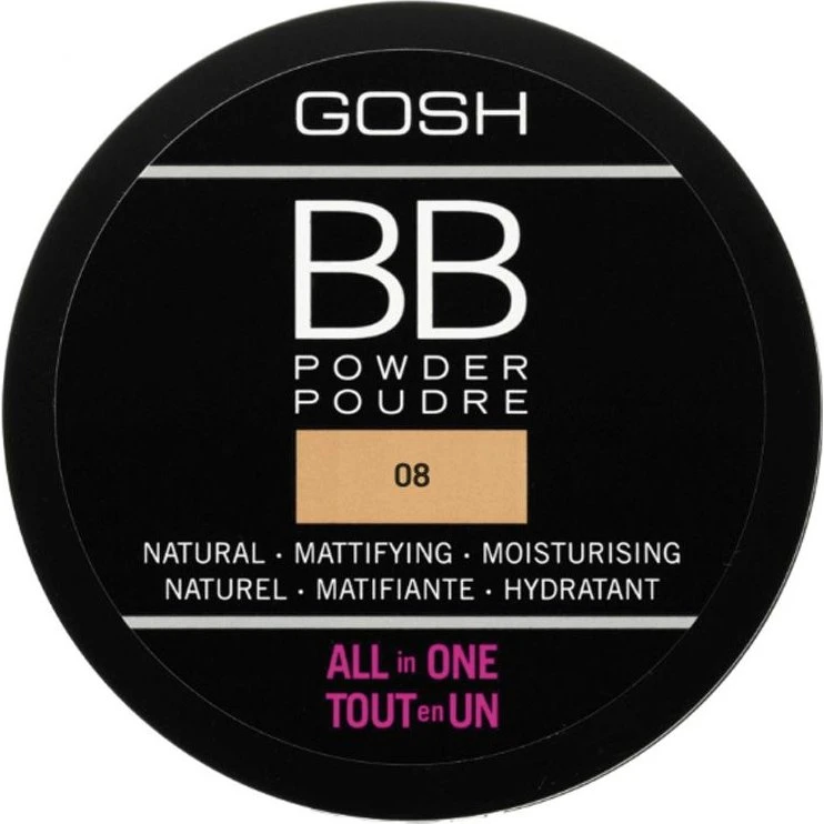 GOSH BB Powder 06 Warm Beige, 6,5 g