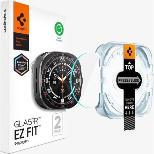 Spigen Glass tR EZ Fit 2-pack til Samsung Galaxy Watch Ultra2