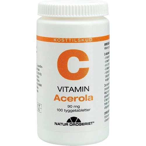 ND Acerola C-vitamin tyggetabletter - 100 stk.