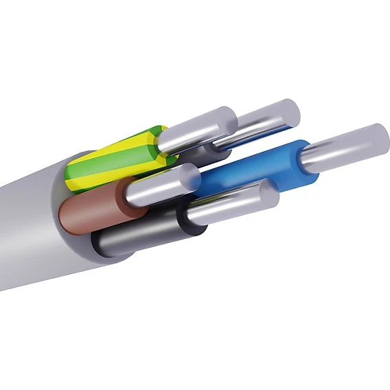 HF-AL-M Kabel 5G25 mm2 Aluminium - Grå 500m Tromle
