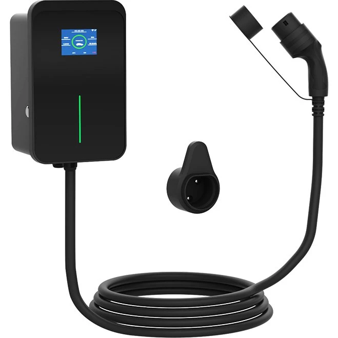 Avant ladeboks til elbil 11kW/16A 3-faset med 7m Type 2-kabel