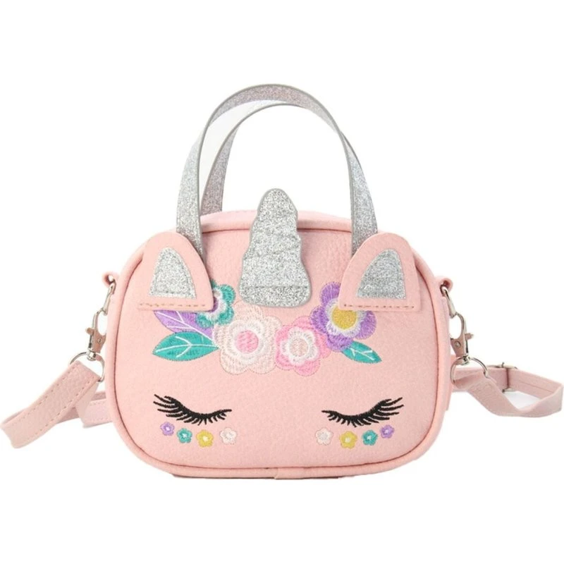 Tinka Unicorn Pretty Purse - Rosa taske med broderier