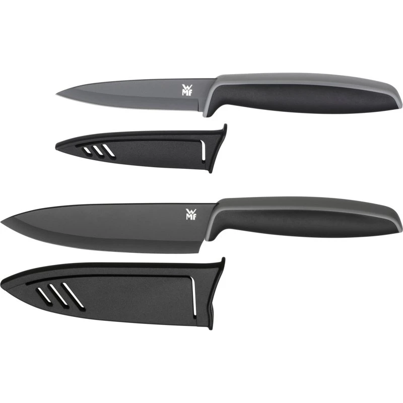 WMF Touch 2-pak knivsæt, 13/9 cm, sort