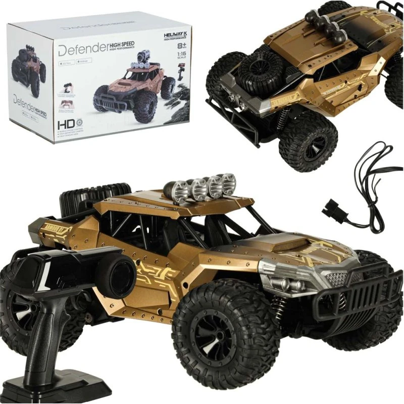 RC Drift terrængående bil 1:16 - Brun - 20 km/t