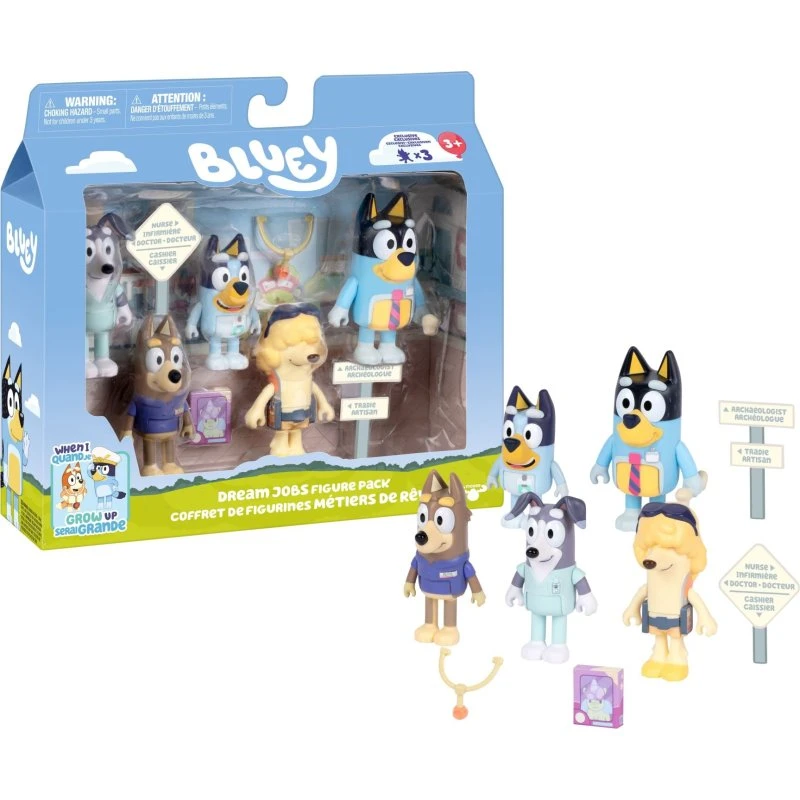 Bluey Dream Jobs Figursæt 5-pak