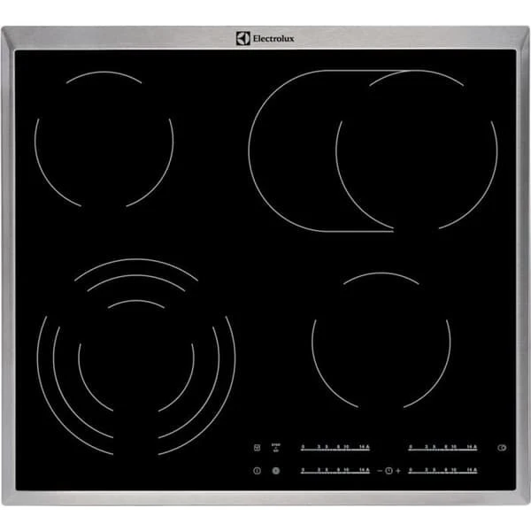 Electrolux EHF 46547XK Keramisk kogeplade - Sort med 4 zoner