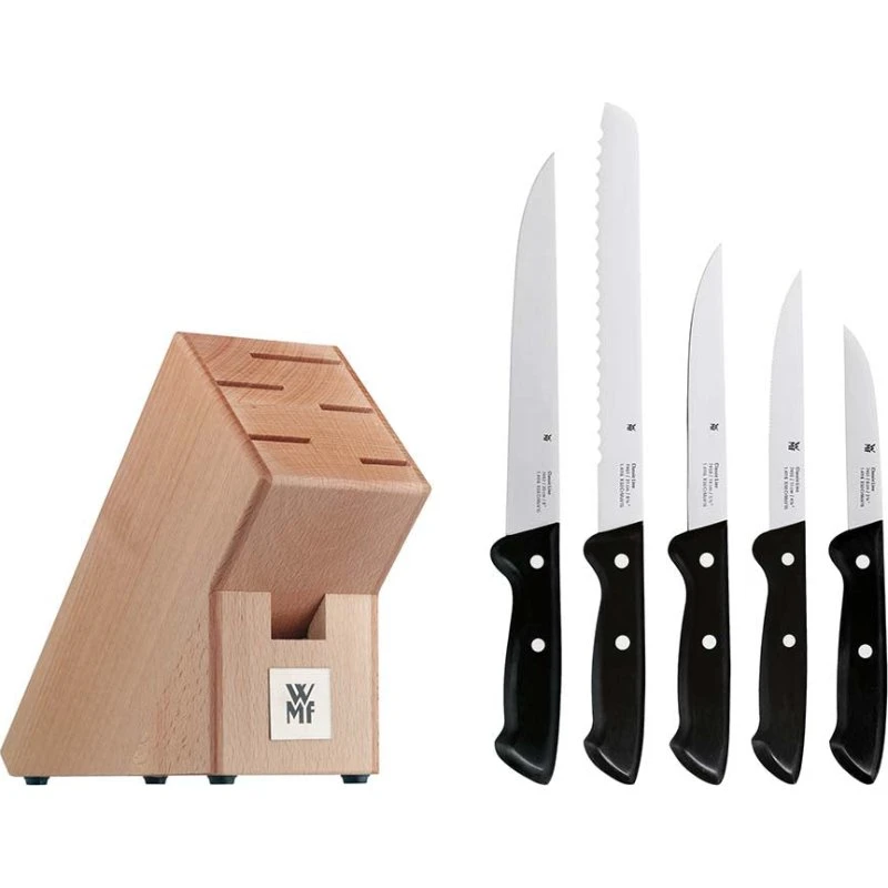 WMF Classic Line knivblok, 6 dele (bøg)
