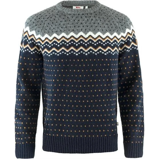 Fjällräven Övik Knit Sweater Herre - Dark Navy