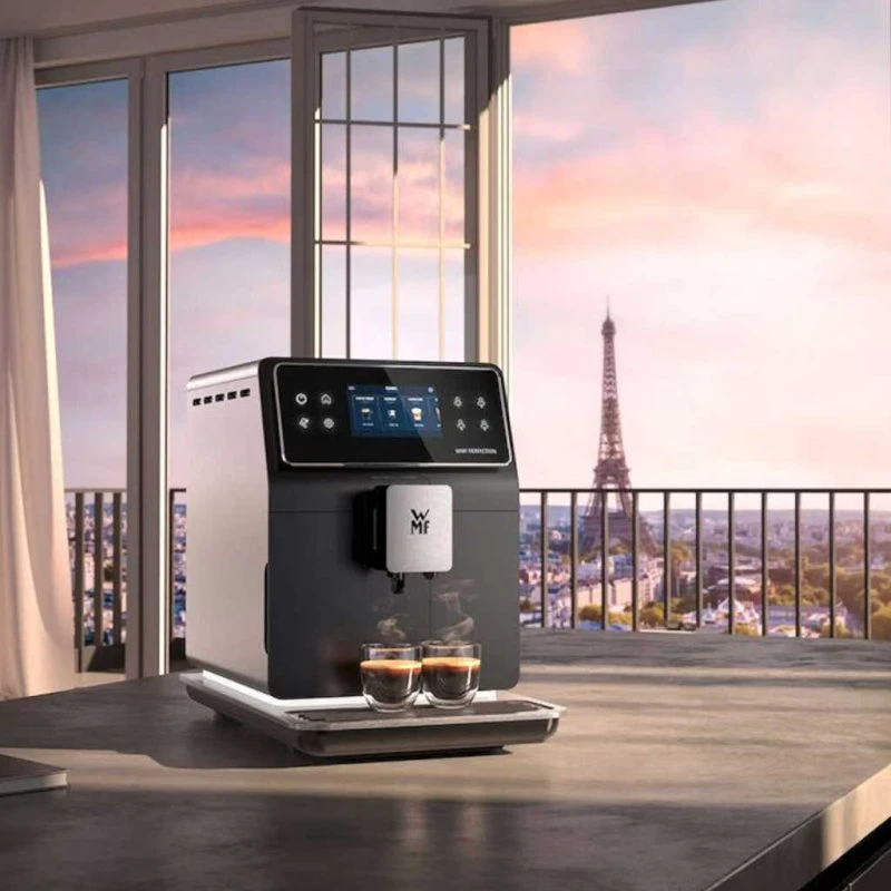 WMF Perfection 840L fuldautomatisk kaffemaskine, sort stål, 2 L