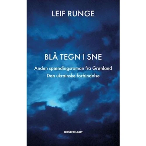 Leif Runge: Blå tegn i sne - Bog
