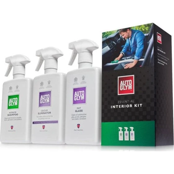 Autoglym Essential Interior Kit gavesæt 3x500 ml