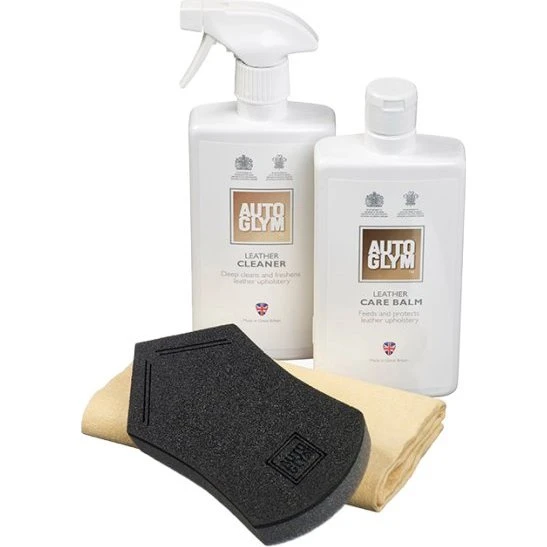 Autoglym Læderpleje Kit (2 x 500 ml + klud & 2 applikatorer)