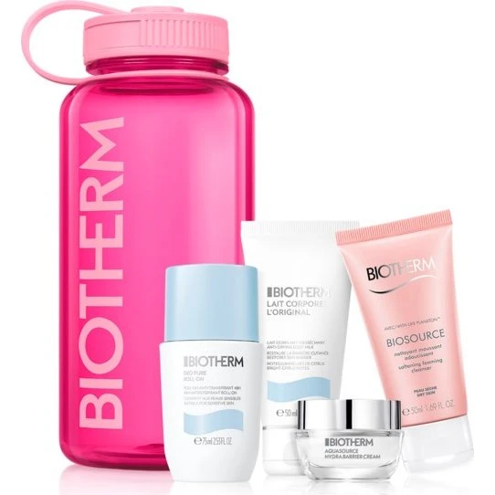 Biotherm Pink Drop Set - Hydrerende gavesæt (4 dele)