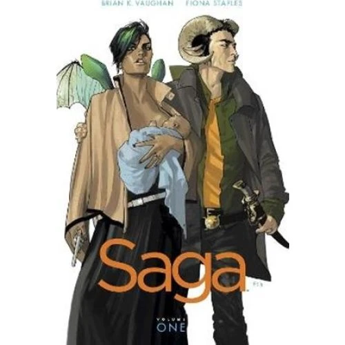 Saga Volume 1 - Brian K. Vaughan & Fiona Staples (Bog)