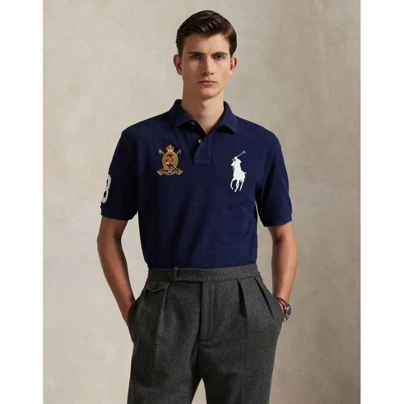 Ralph Lauren Custom Slim Fit 20th Anniversary Polo - Newport Navy