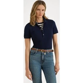 Lauren Ralph Lauren Piqué Polo, navy