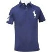 Ralph Lauren Custom Slim Fit Big Pony Mesh Polo - Newport Navy
