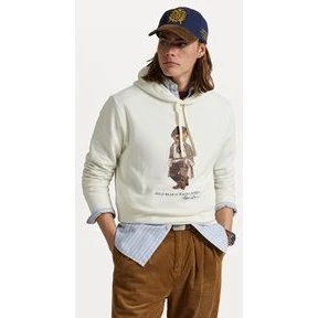 Ralph Lauren Polo Bear Hættetrøje – Creme (White)