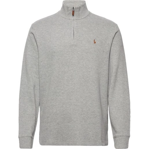 Ralph Lauren 1/4 Zip Logo Pullover - Grå