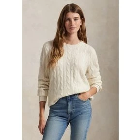 Polo Ralph Lauren Cable-Knit Cashmere Sweater Unisex - Cream
