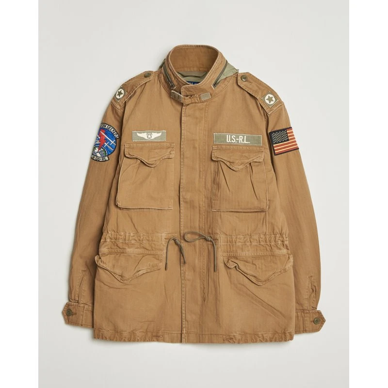 Polo Ralph Lauren Herringbone Field Patch Jacket Sandsurf