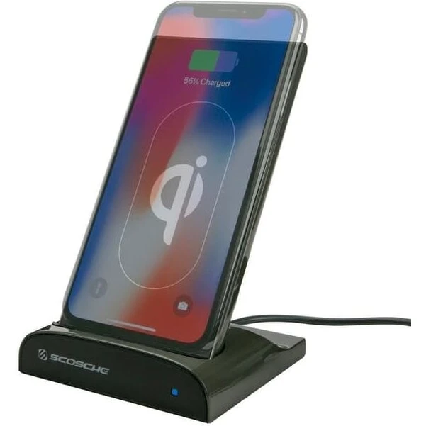 Scosche Qi Dock trådløs oplader med 5000mAh powerbank (sort)