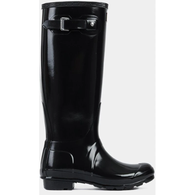 HUNTER Original Tall Gloss gummistøvler, sort