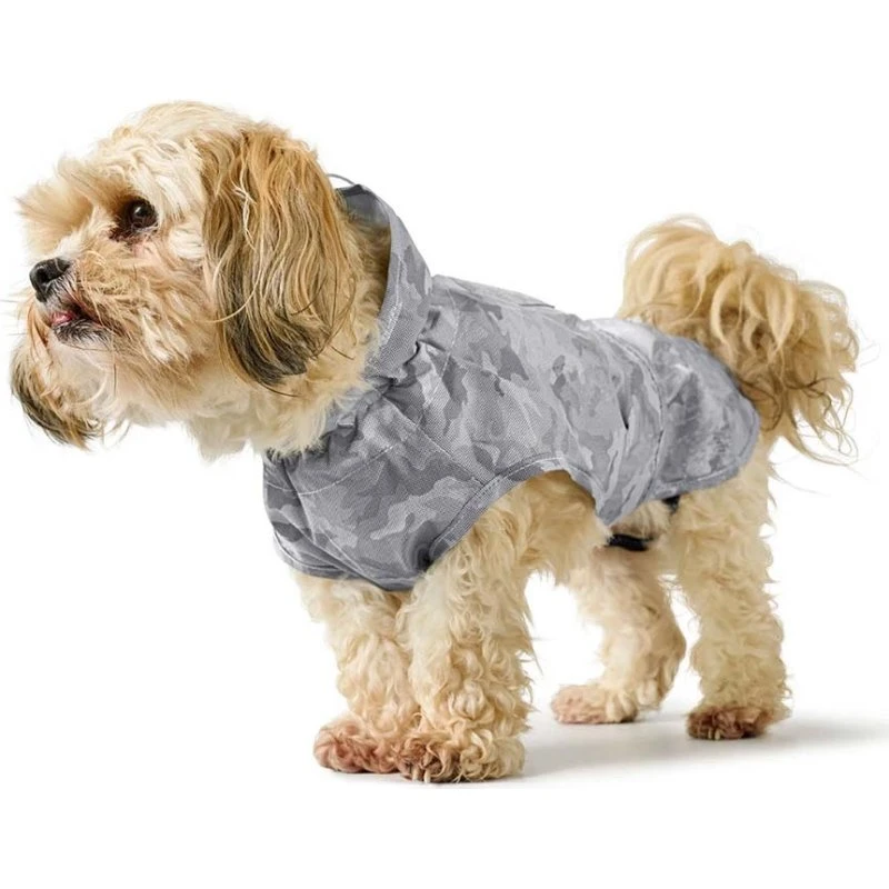 Hunter Huka reflekterende regnjakke til hund, sølv