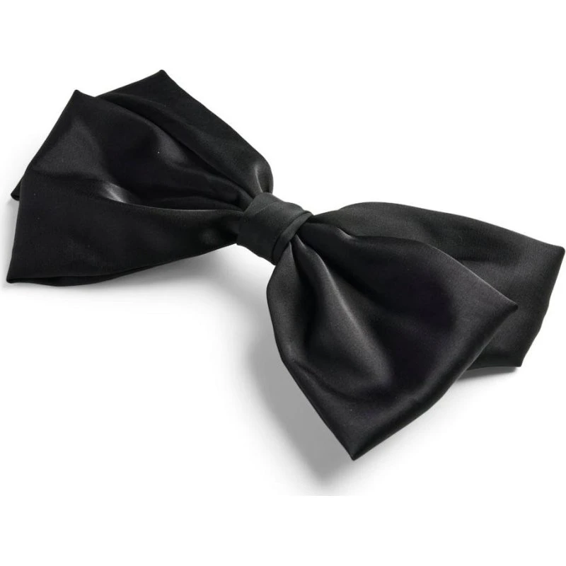 Pieces Nella Bow hårspænde – sort 22×9 cm