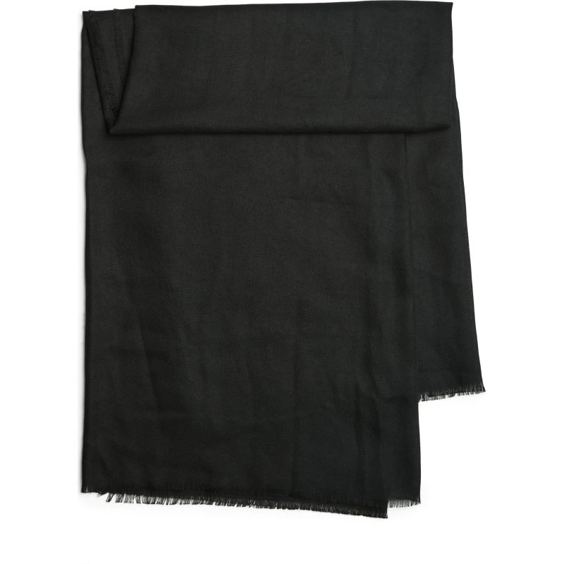 Pieces Hailey Tørklæde - Sort, genanv. polyester