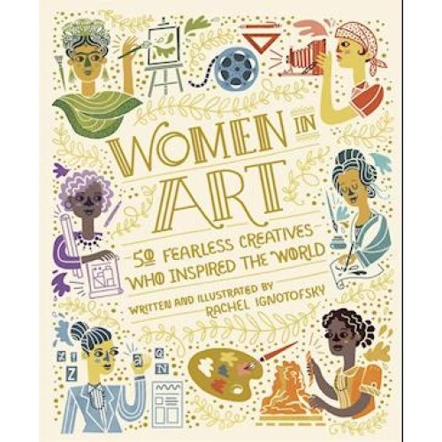 Rachel Ignotofsky: Women in Art - Bog med guldcover