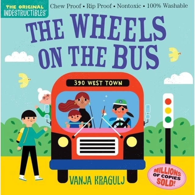 Indestructibles: The Wheels on the Bus - Børnebog
